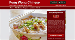 Desktop Screenshot of fungwongchinese.com